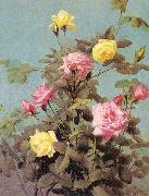 Lambdin, George Cochran Roses oil painting
